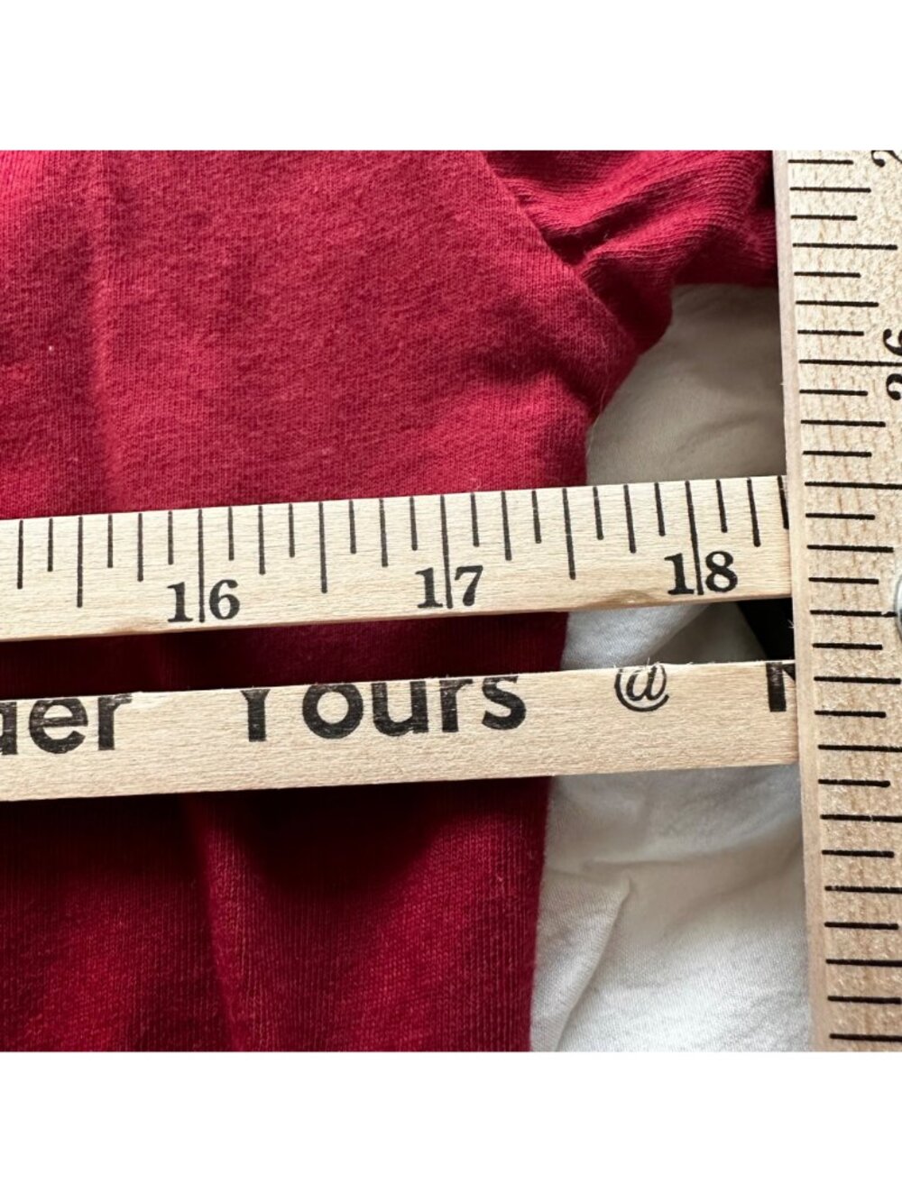 Nautica Long Sleeve Crew Neck T-Shirt Kids XL Pomegranate Red 100% Cotton NWT - Picture 8 of 12